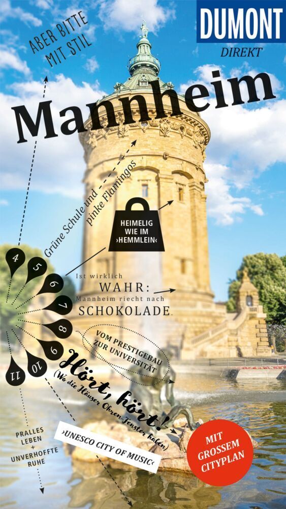 Cover: 9783770183746 | DuMont direkt Reiseführer Mannheim | Mit großem Cityplan | Annika Wind