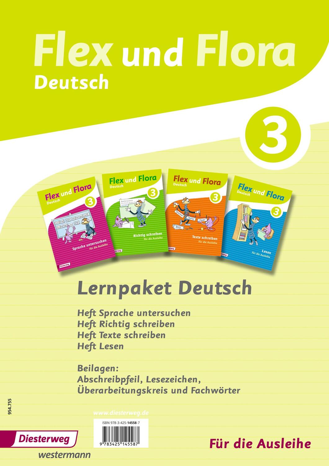 Cover: 9783425145587 | Flex und Flora 3. Paket Deutsch: Für die Ausleihe | Ausgabe 2013