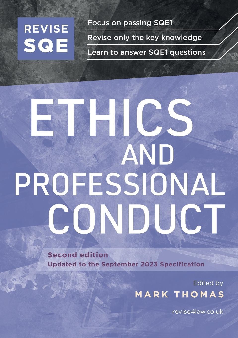 Cover: 9781914213717 | Revise SQE Ethics and Professional Conduct | Mark Thomas | Taschenbuch