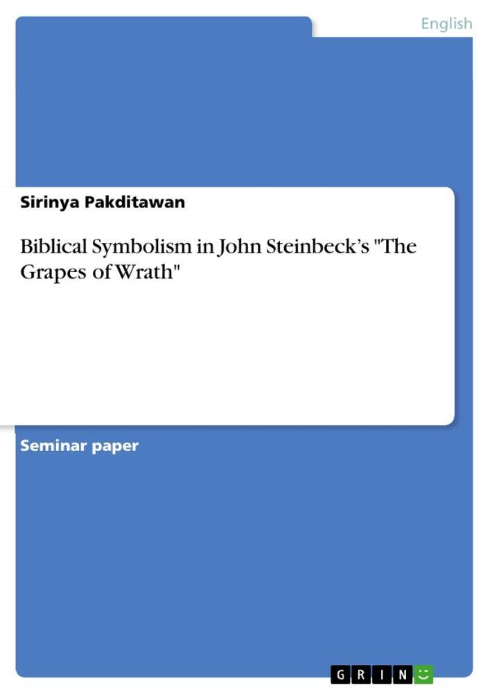 Cover: 9783656841203 | Biblical Symbolism in John Steinbeck¿s "The Grapes of Wrath" | Buch