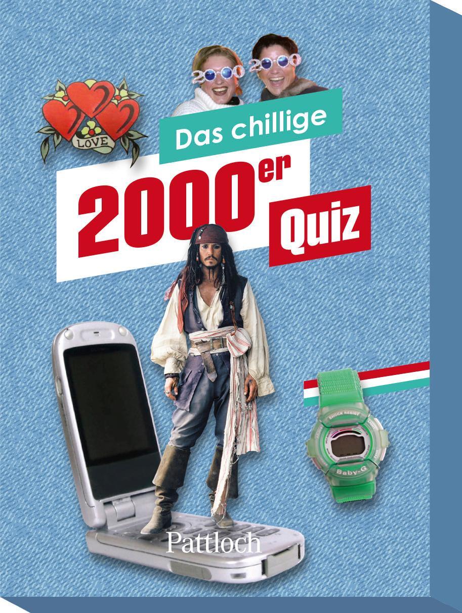Cover: 4260308344411 | Das chillige 2000er Quiz | Pattloch Verlag | Spiel | Schachtel | 51 S.