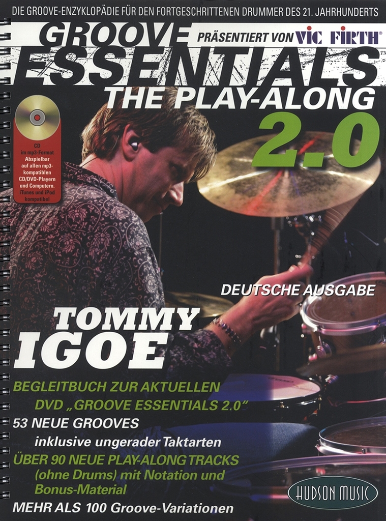Cover: 9781849385282 | Groove Essentials - The Play-Along 2.0 | German Version | Tommy Igoe