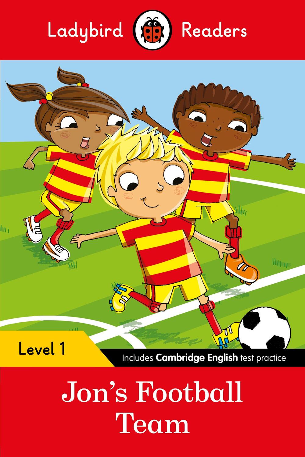 Cover: 9780241254110 | Ladybird Readers Level 1 - Jon's Football Team (ELT Graded Reader)