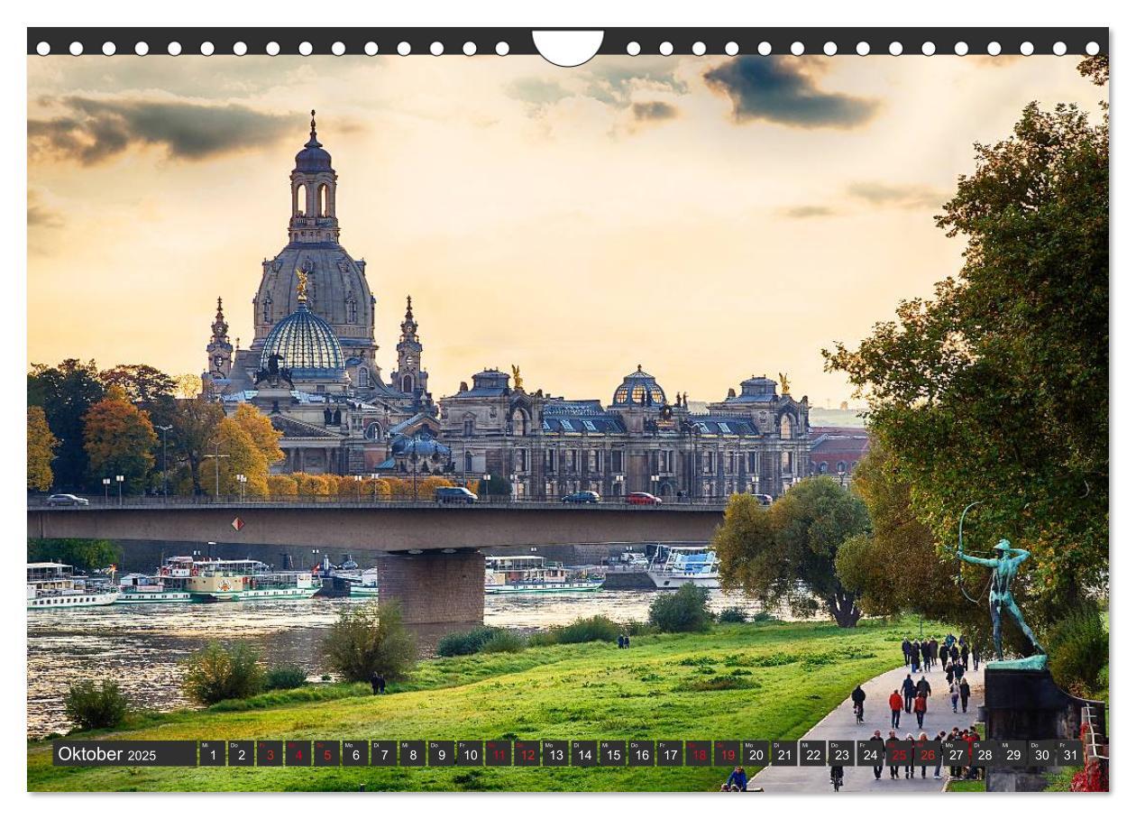 Bild: 9783435734870 | Dresden - Die Frauenkirche (Wandkalender 2025 DIN A4 quer),...