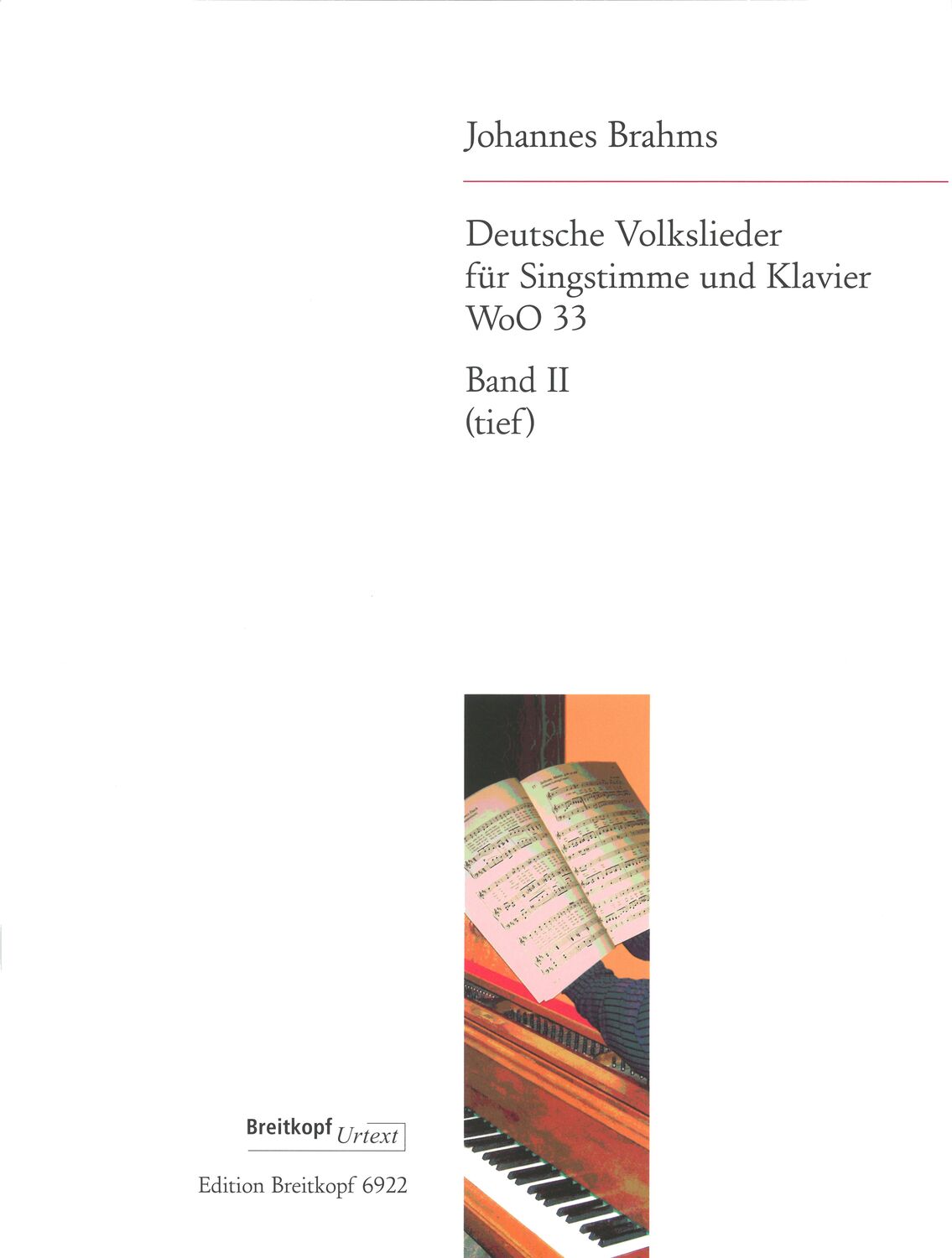Cover: 9790004170977 | Deutsche Volkslieder 2 Laag | Johannes Brahms | Buch