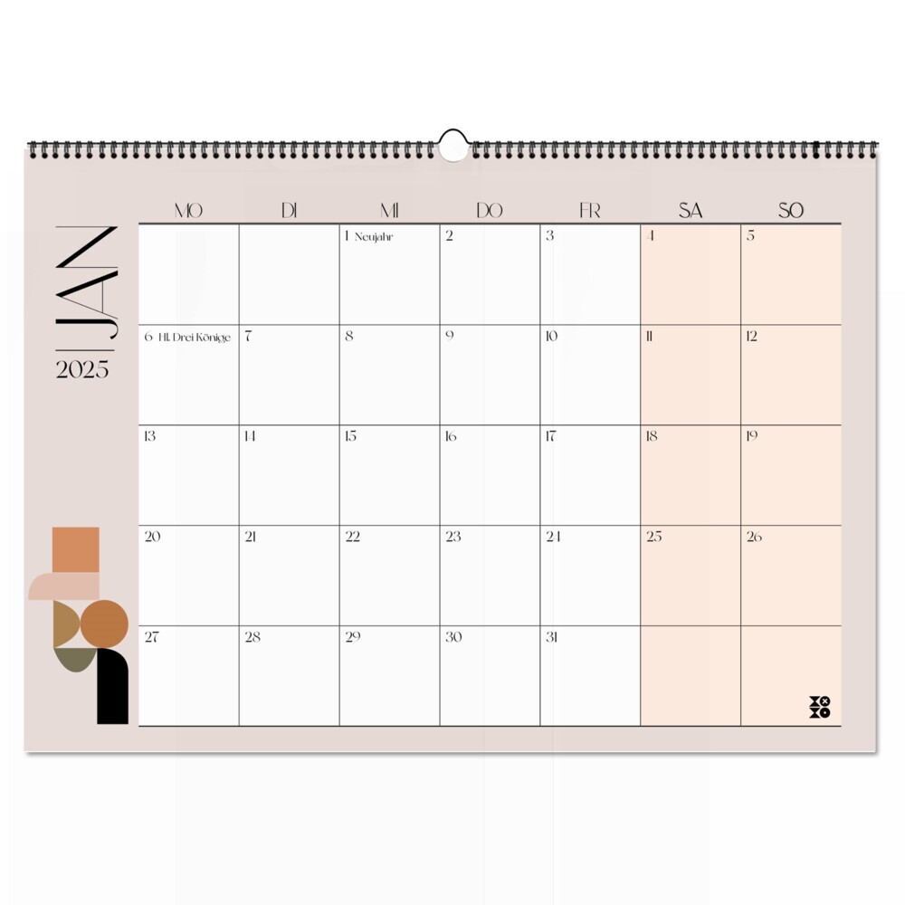 Bild: 9783989424227 | Design Wandkalender 2025 | Anja Garschhammer (u. a.) | Kalender | 2025