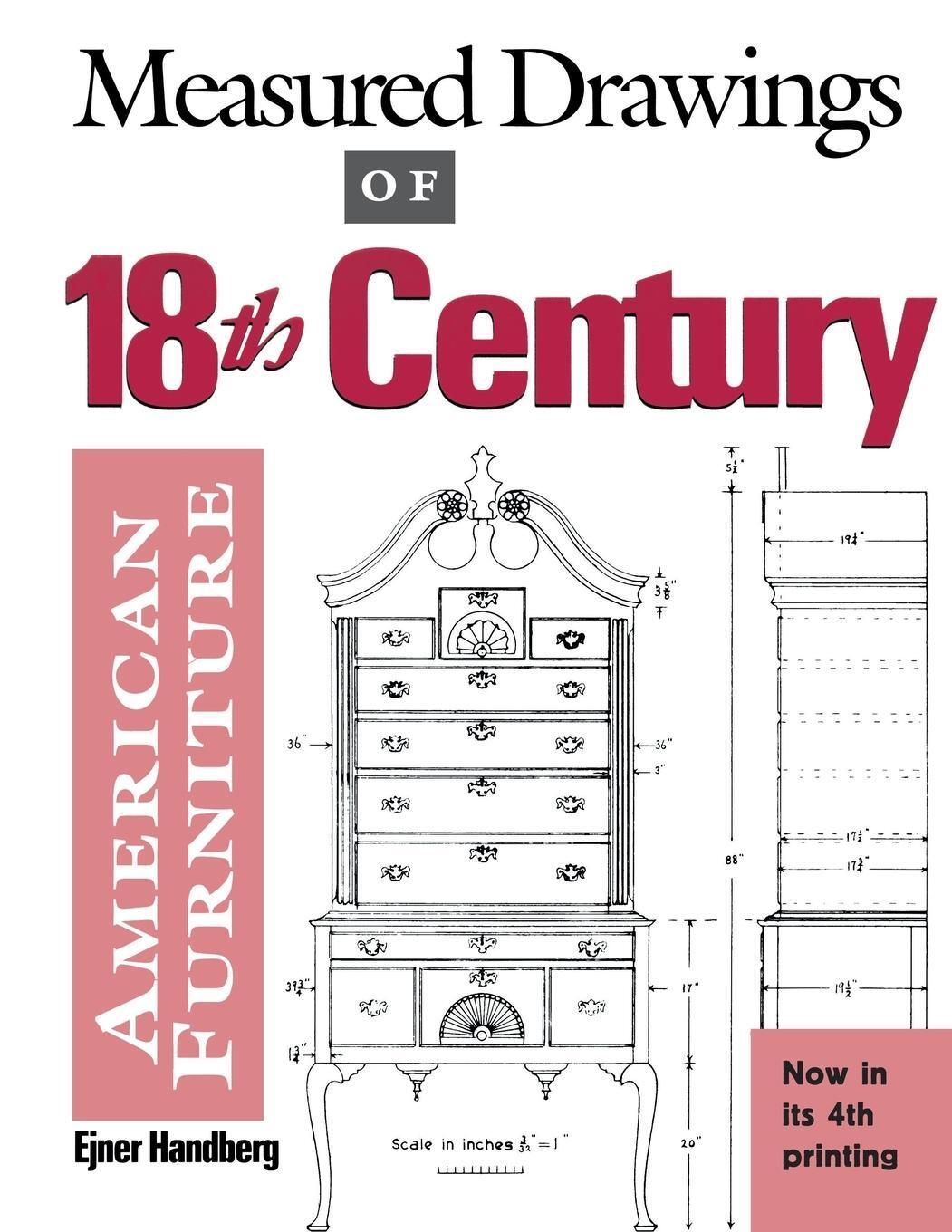 Cover: 9780936399461 | Measured Drawings of 18th Century American Furniture | Ejner Handberg