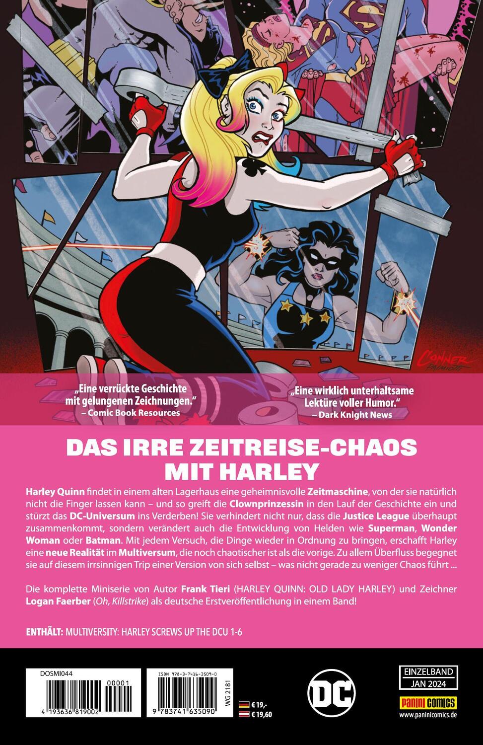 Rückseite: 9783741635090 | Harley Quinn: Harley zerlegt das DC-Universum | Frank Tieri (u. a.)