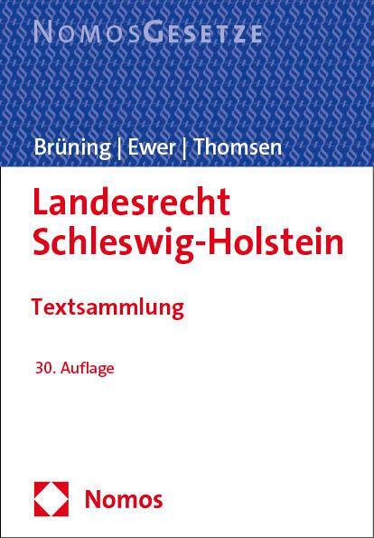 Cover: 9783756010493 | Landesrecht Schleswig-Holstein | Christoph Brüning (u. a.) | Buch