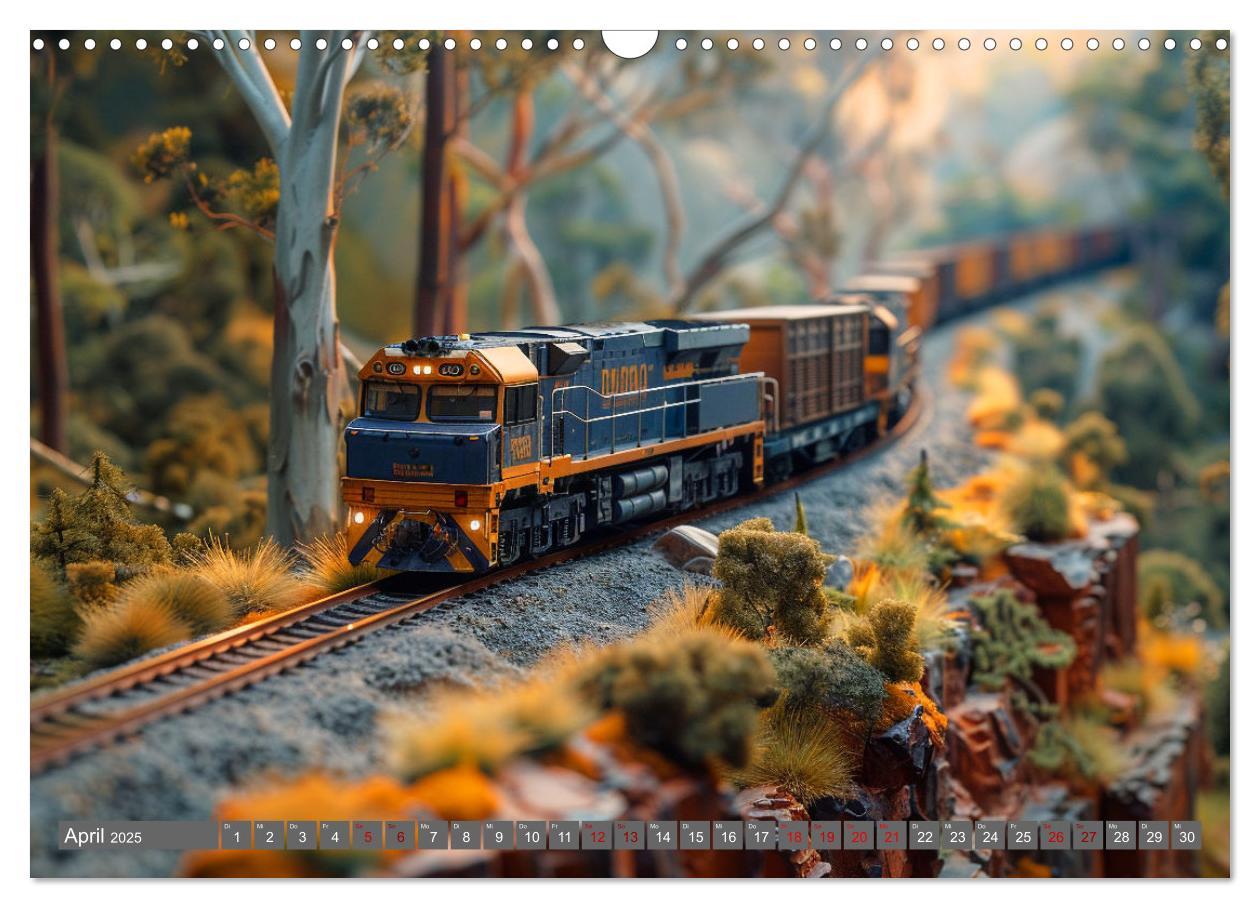 Bild: 9783435379293 | Modelleisenbahnen sind cool (Wandkalender 2025 DIN A3 quer),...