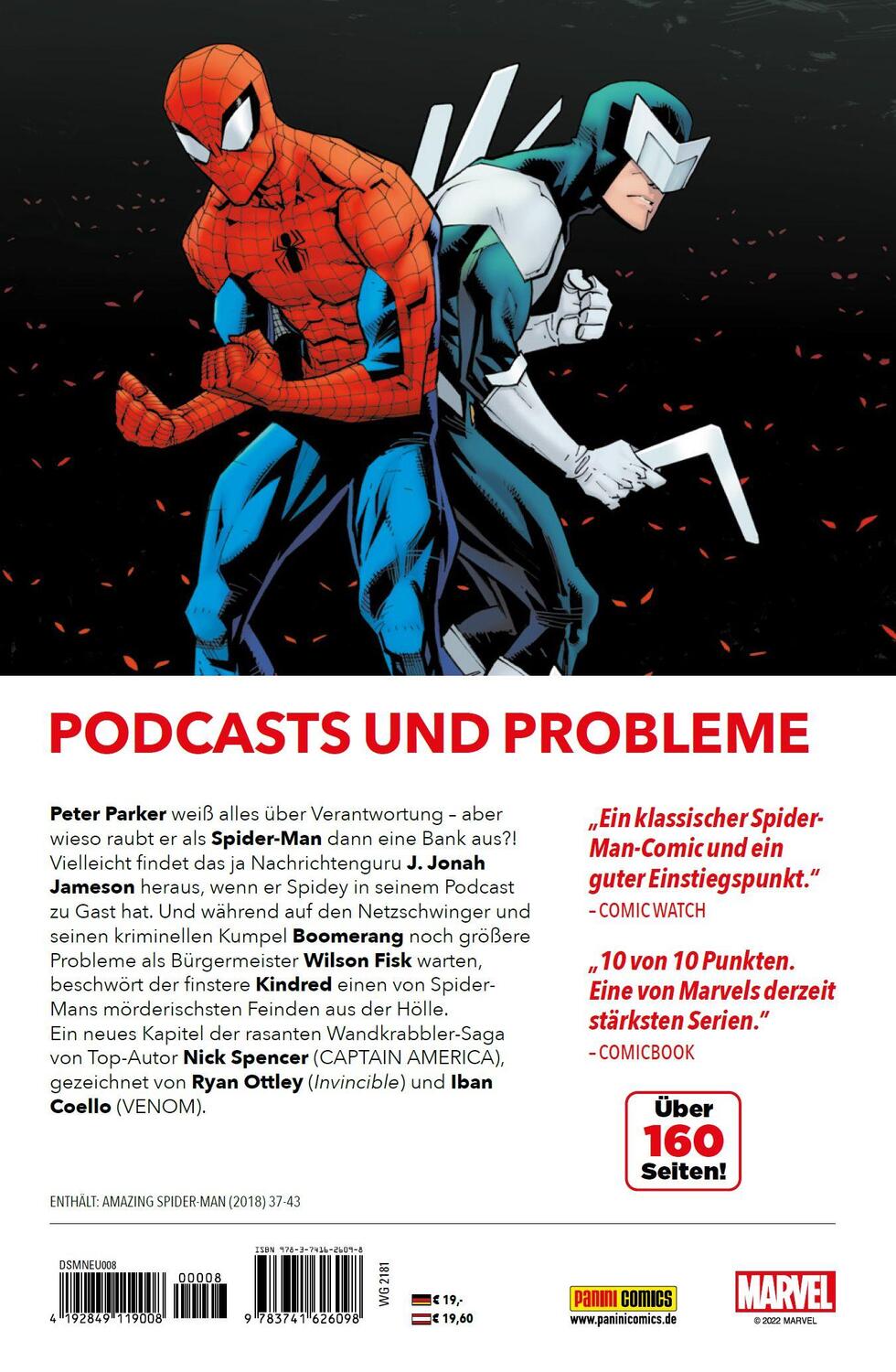 Rückseite: 9783741626098 | Spider-Man - Neustart | Bd. 8: Monster und Probleme | Spencer (u. a.)