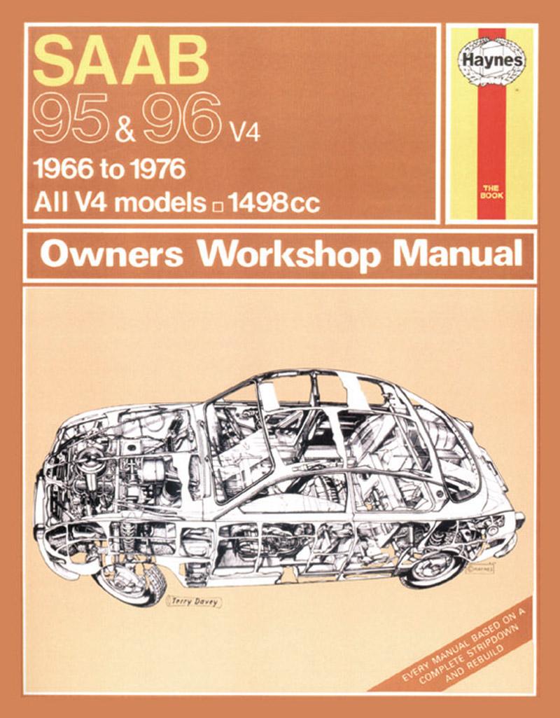 Cover: 9780857339256 | Saab 95 &amp; 96 Petrol (66 - 76) Haynes Repair Manual | Haynes Publishing