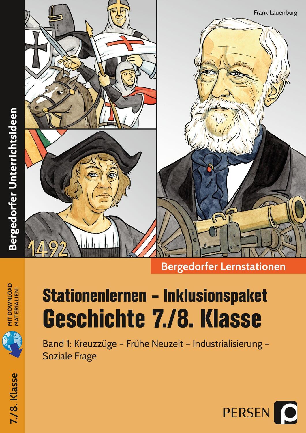 Cover: 9783403203797 | Stationenlernen Geschichte 7/8 Band 1 - inklusiv | Frank Lauenburg