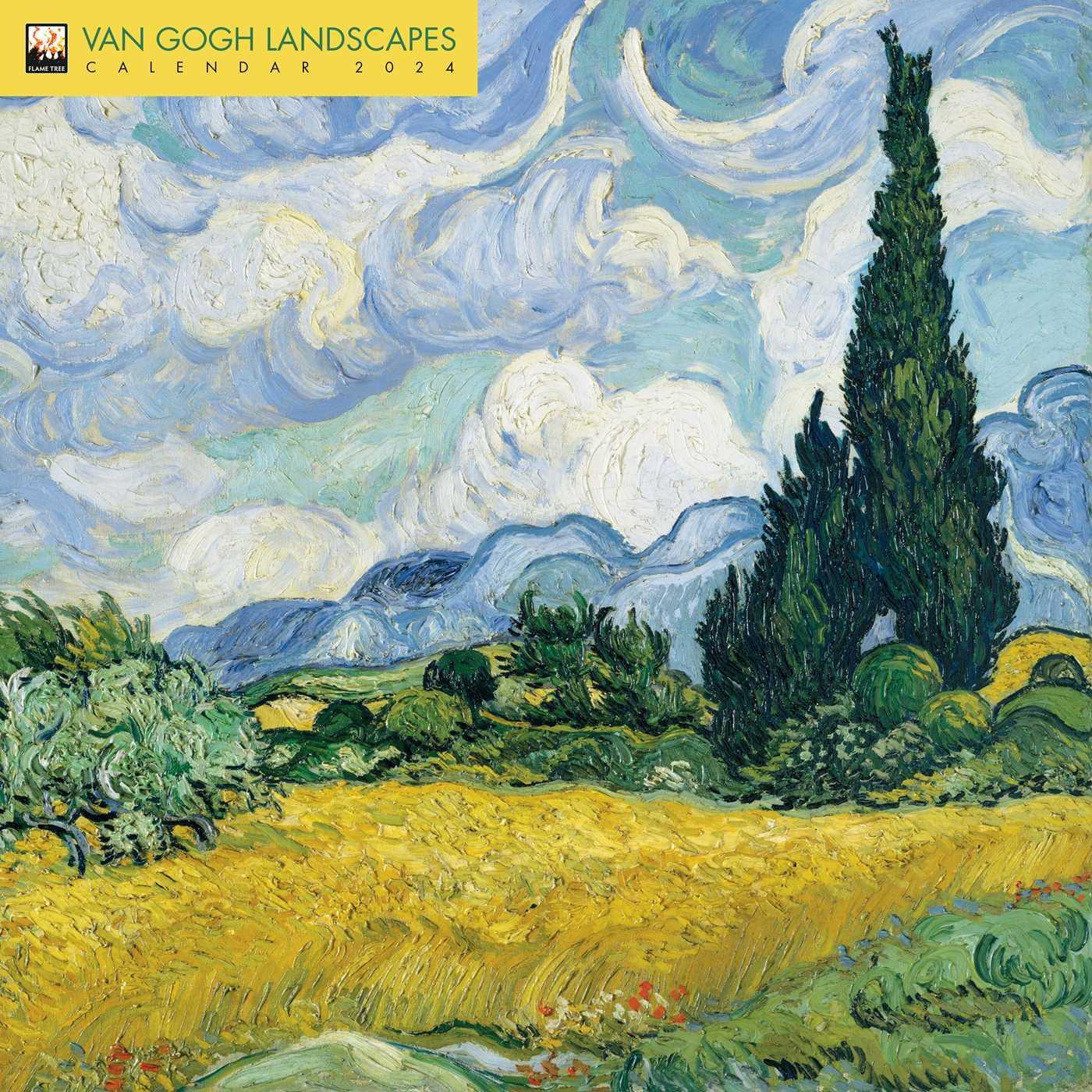 Cover: 9781804173848 | Vincent Van Gogh Landscapes Wall Calendar 2024 (Art Calendar) | 14 S.