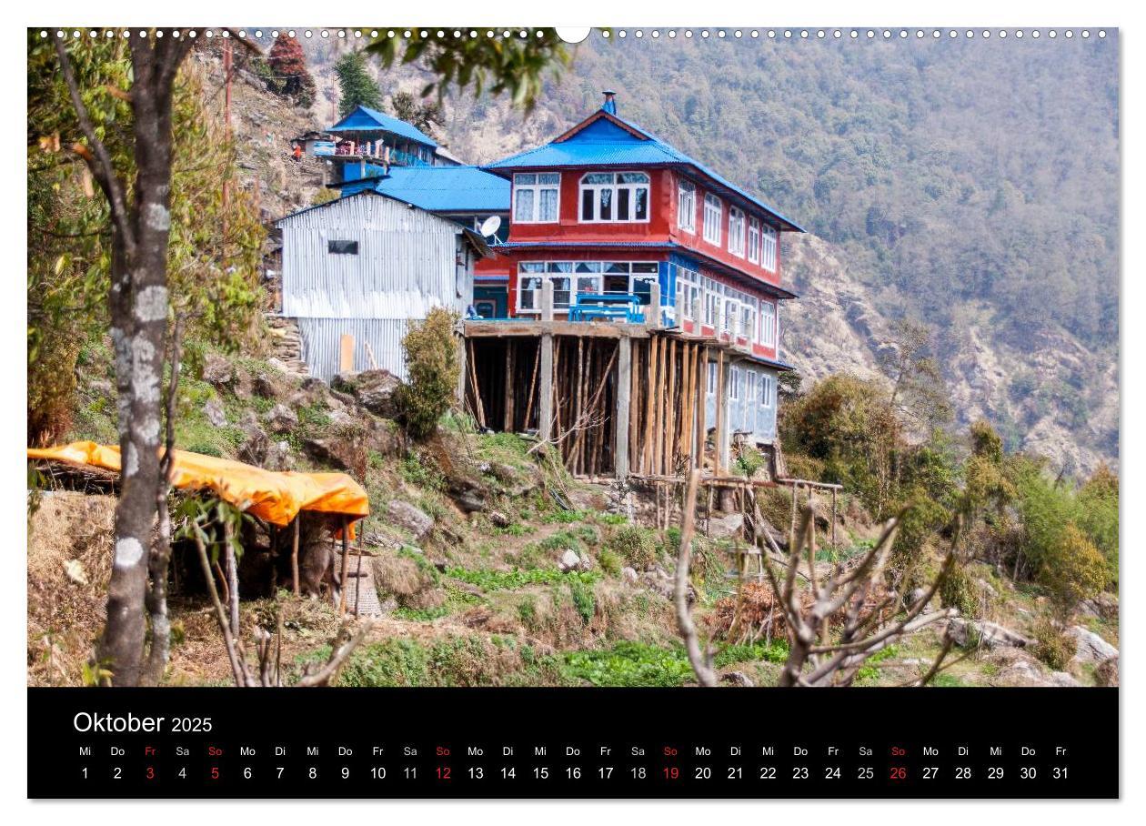 Bild: 9783435557882 | Namaste Nepal (hochwertiger Premium Wandkalender 2025 DIN A2 quer),...