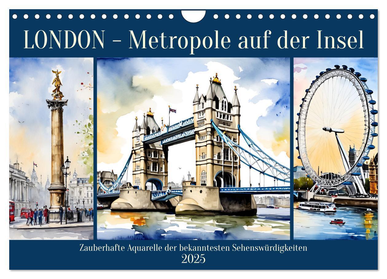 Cover: 9783457175019 | London - Metropole auf der Insel (Wandkalender 2025 DIN A4 quer),...