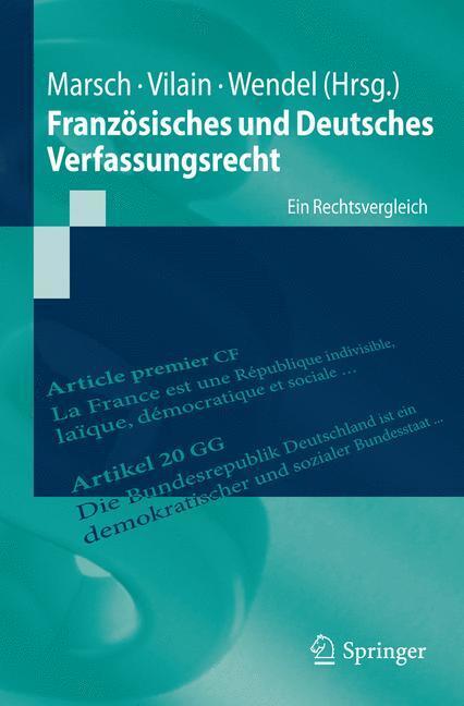 Cover: 9783642450525 | Französisches und Deutsches Verfassungsrecht | Ein Rechtsvergleich