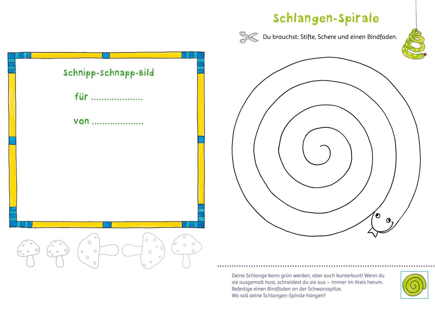 Bild: 9783551191922 | Mein lustiges Schnipp Schnapp Bastelbuch | Andrea Pöter | Taschenbuch