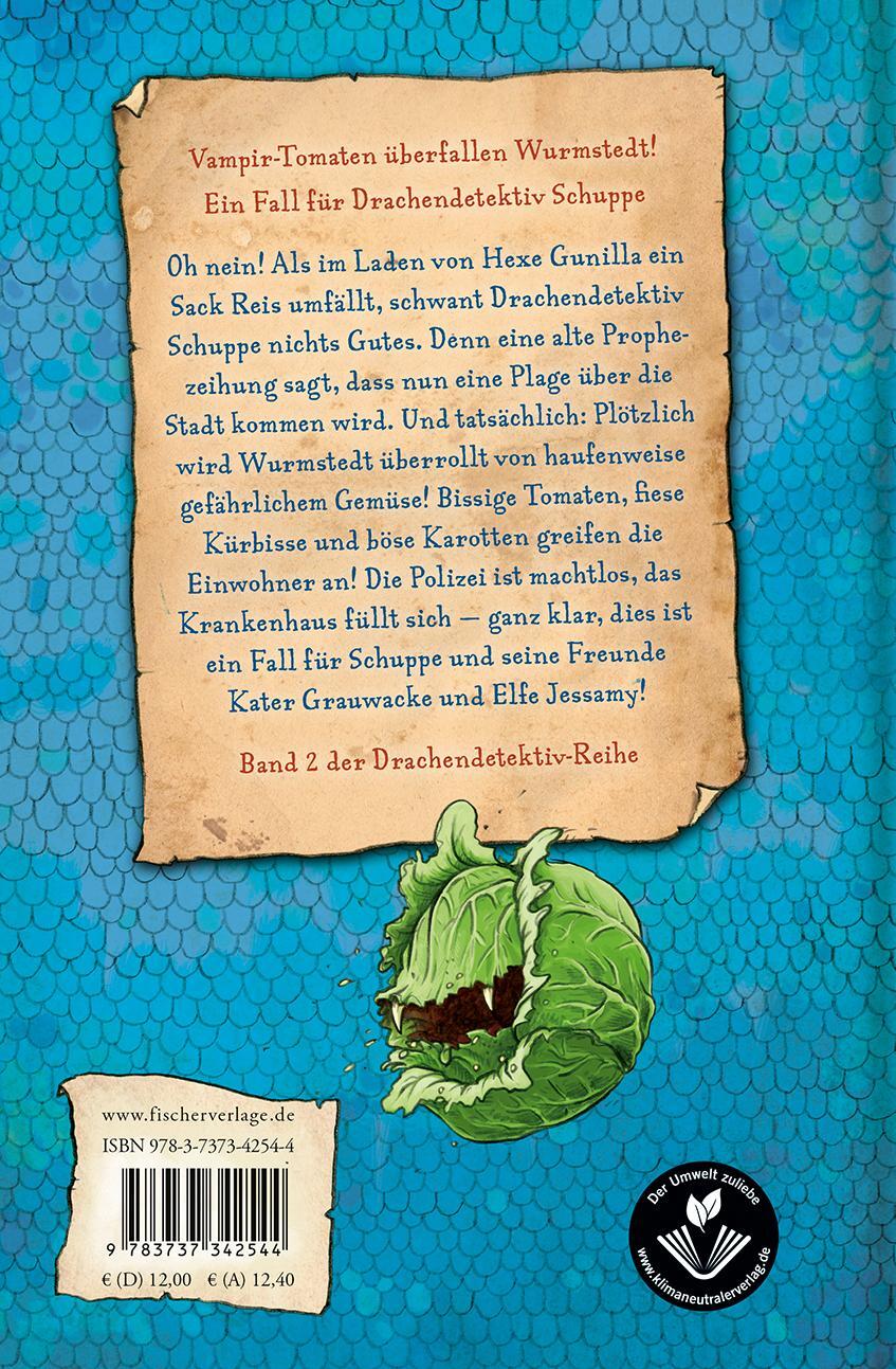Rückseite: 9783737342544 | Drachendetektiv Schuppe - Gefährliches Gemüse | Katja Brandis | Buch