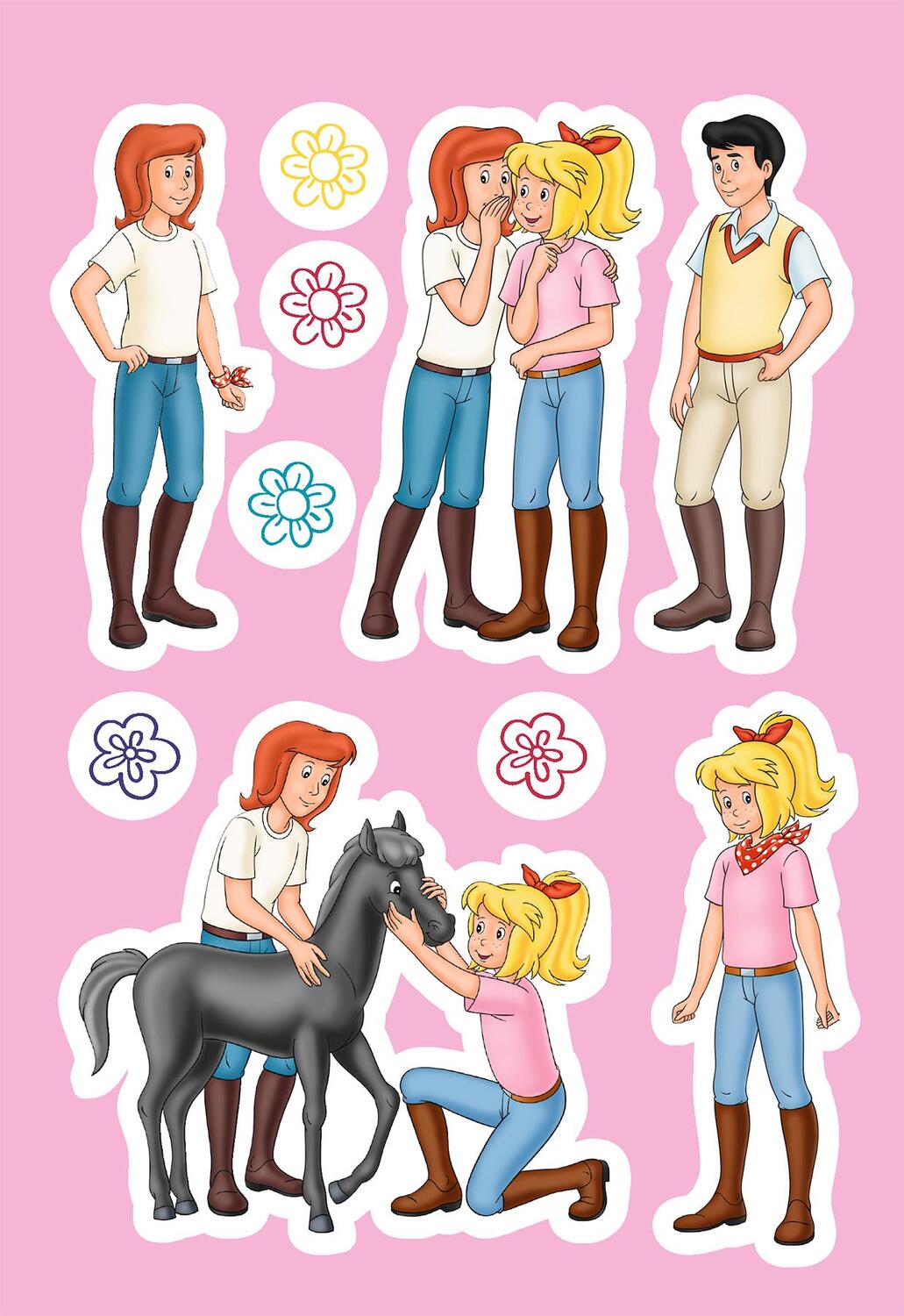 Bild: 9783833244292 | Bibi &amp; Tina: Superstarker Sticker- und Malblock für Pferdefans | Buch
