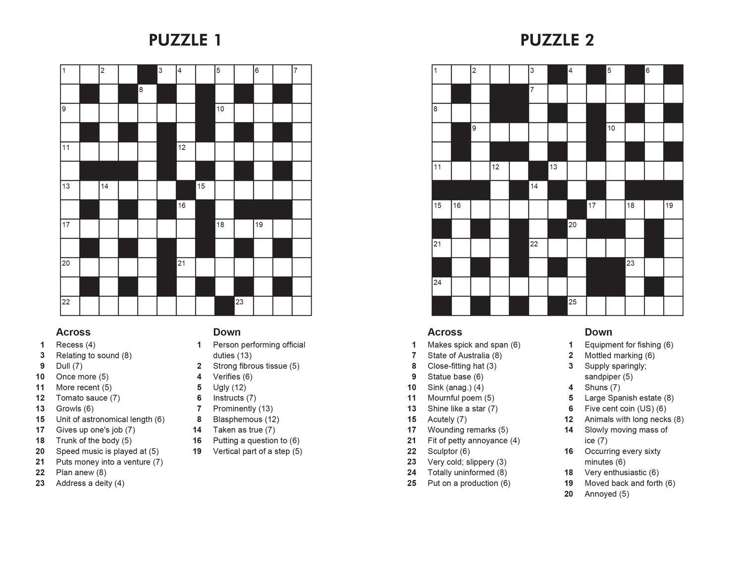 Bild: 9780008323936 | Coffee Break Crosswords Book 2 | 200 Quick Crossword Puzzles | Puzzles