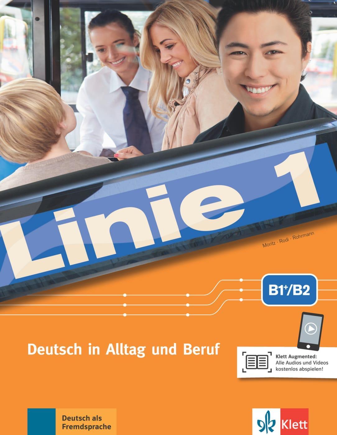 Cover: 9783126071086 | Linie 1, B1+/B2. Kurs- und Übungsbuch mit Audios und Videos | Buch