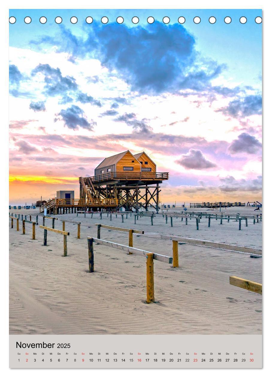 Bild: 9783435963140 | NORDSEEFLAIR - St. Peter Ording und Westerhever (Tischkalender 2025...