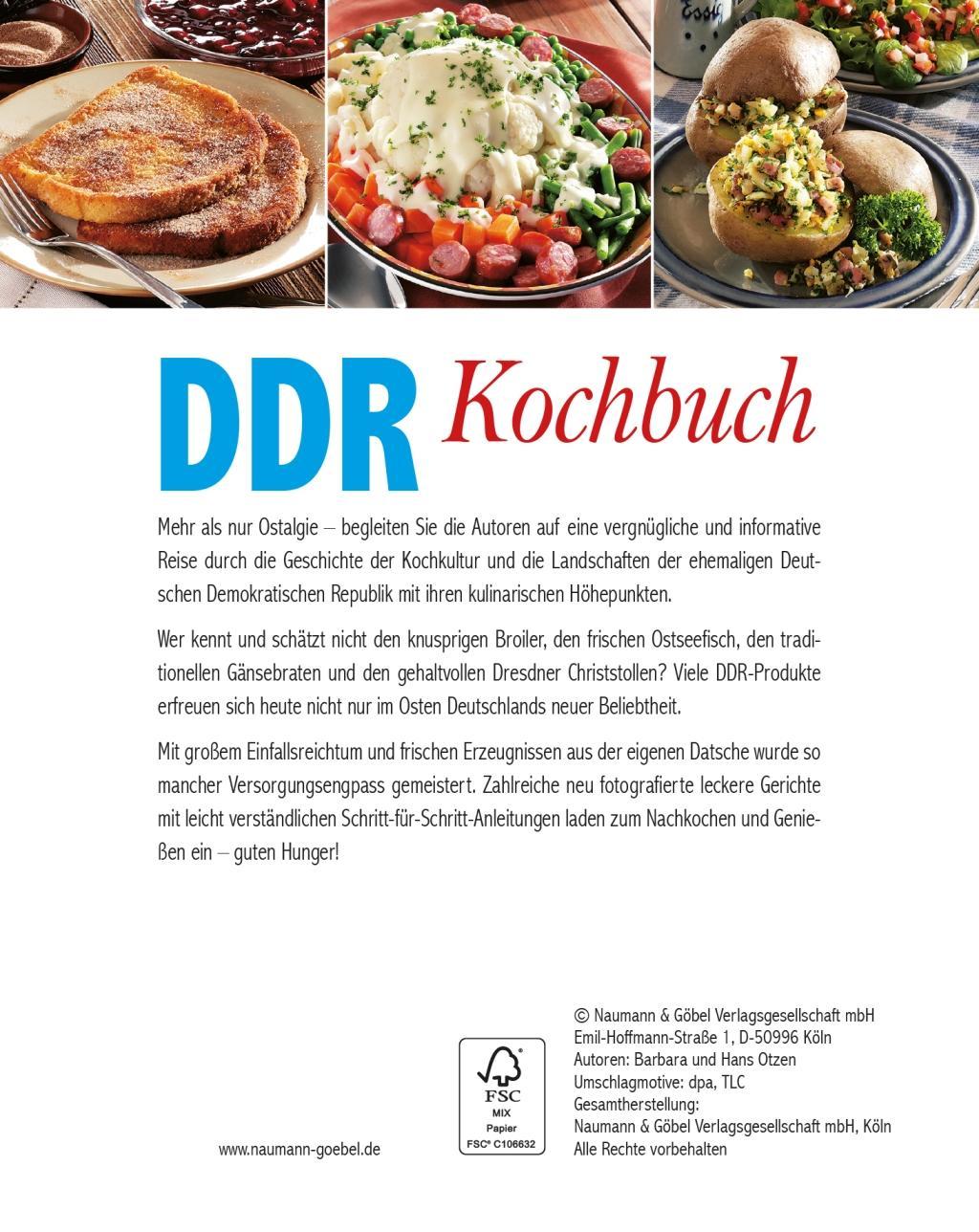 Bild: 9783625182504 | DDR Kochbuch | Das Original | Barbara/Otzen, Hans Otzen | Buch | 2018