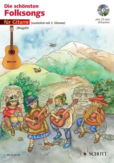 Cover: 9783795745868 | Die schönsten Folksongs | 1-2 Gitarren. | Buch | 24 S. | Deutsch