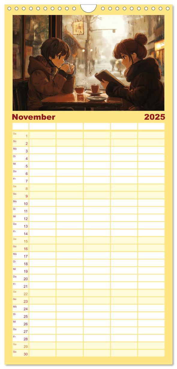 Bild: 9783457223062 | Familienplaner 2025 - Anime Kalender ¿ Charaktere im Slice-of-Life...