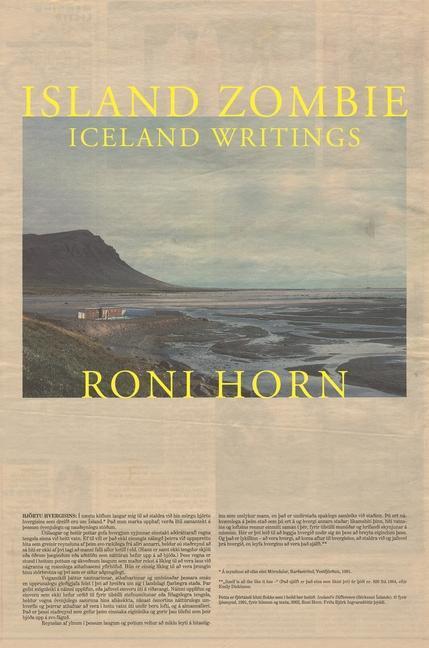 Cover: 9780691208145 | Island Zombie: Iceland Writings | Roni Horn | Buch | Englisch | 2020