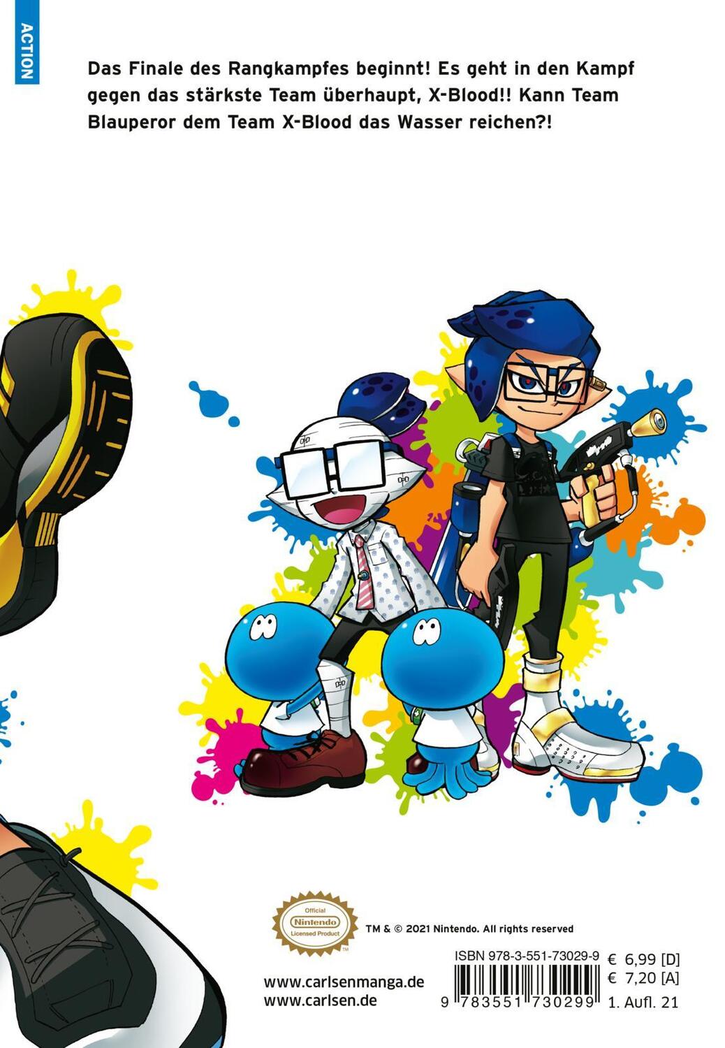 Rückseite: 9783551793874 | Splatoon 11 | Das Nintendo-Game als Manga! Ideal für Kinder und Gamer!