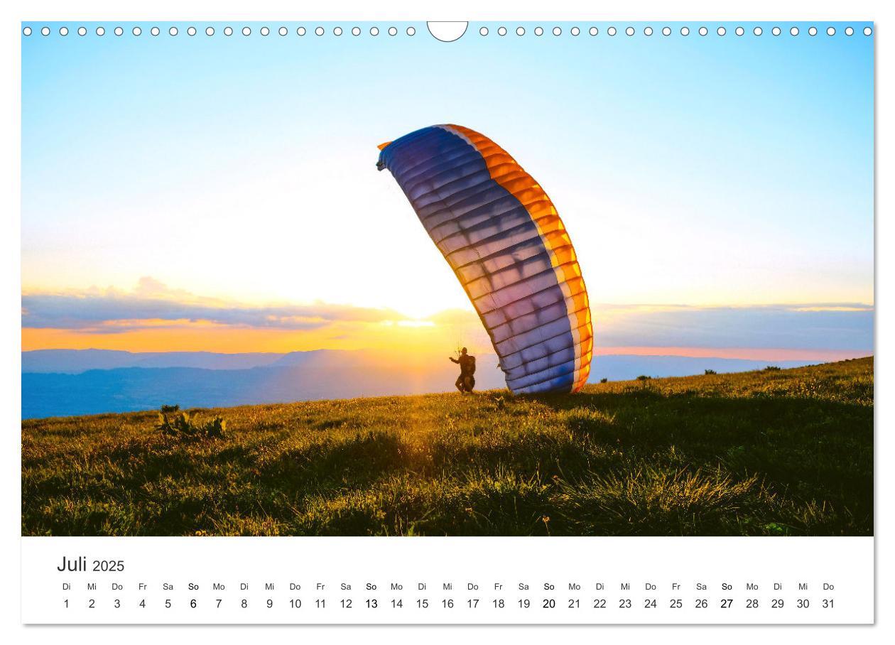 Bild: 9783383958090 | Paragleiten - Der Wunsch vom Fliegen. (Wandkalender 2025 DIN A3...