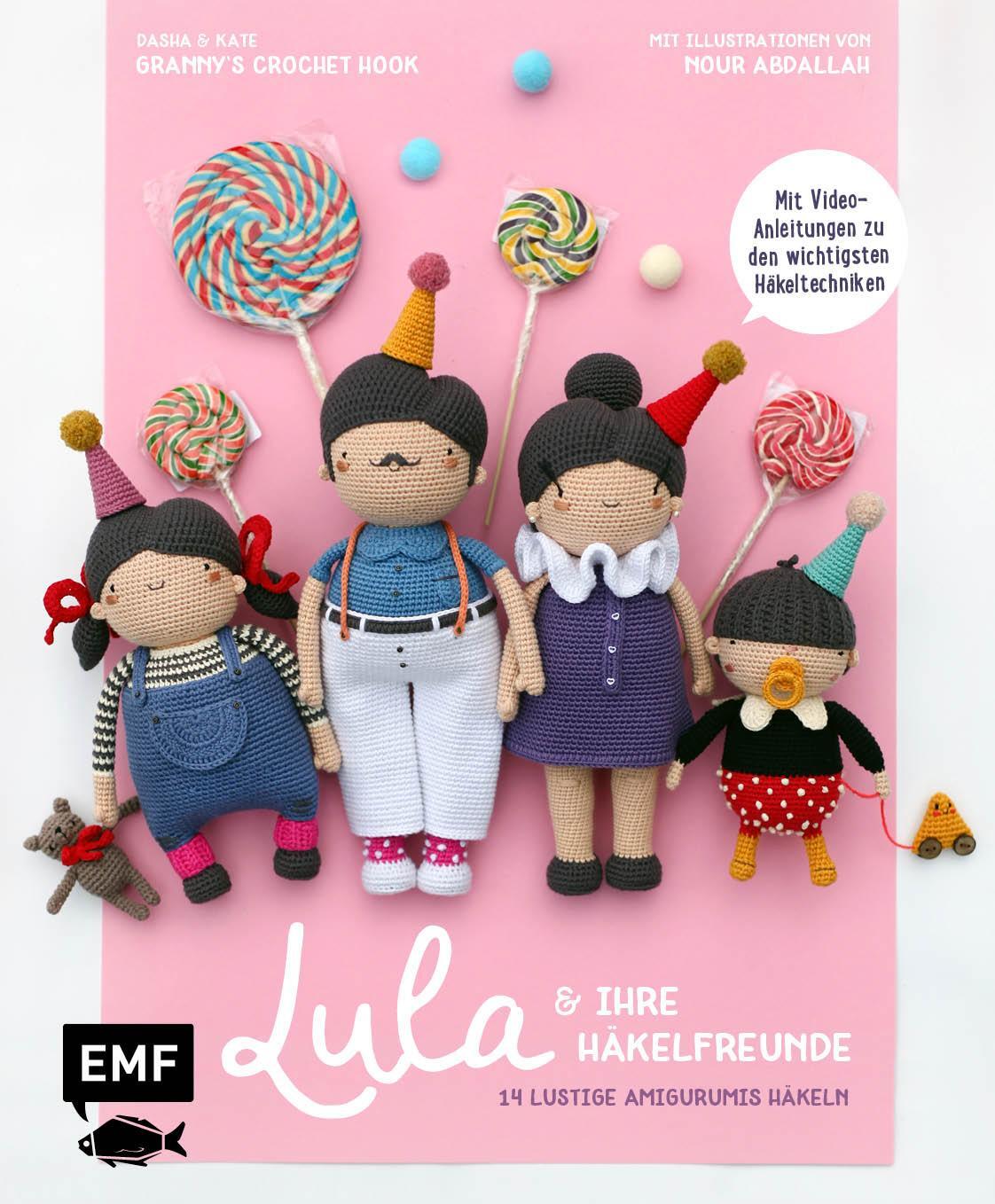 Cover: 9783745912807 | Lula und ihre Häkelfreunde | 14 lustige Amigurumis häkeln | Buch