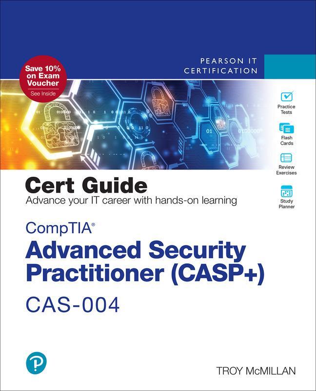 Cover: 9780137348954 | Comptia Advanced Security Practitioner (Casp+) Cas-004 Cert Guide