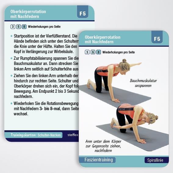 Bild: 9783957990945 | Trainingskarten: Schulter-Nacken | Ronald Thomschke | Taschenbuch