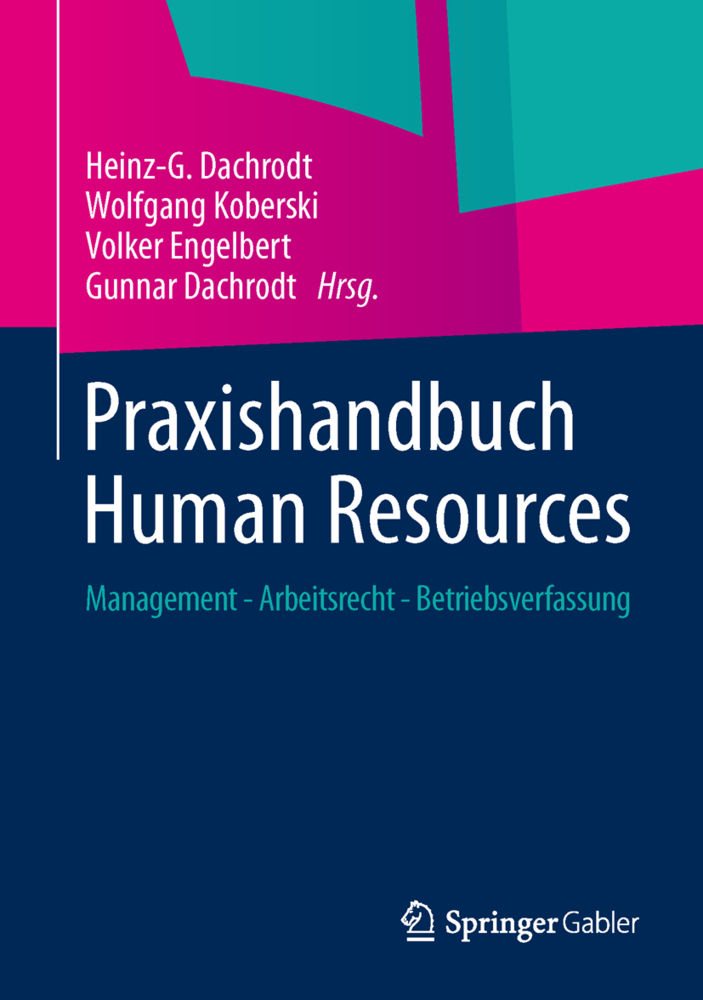 Cover: 9783658005856 | Praxishandbuch Human Resources | Heinz-G. Dachrodt (u. a.) | Buch