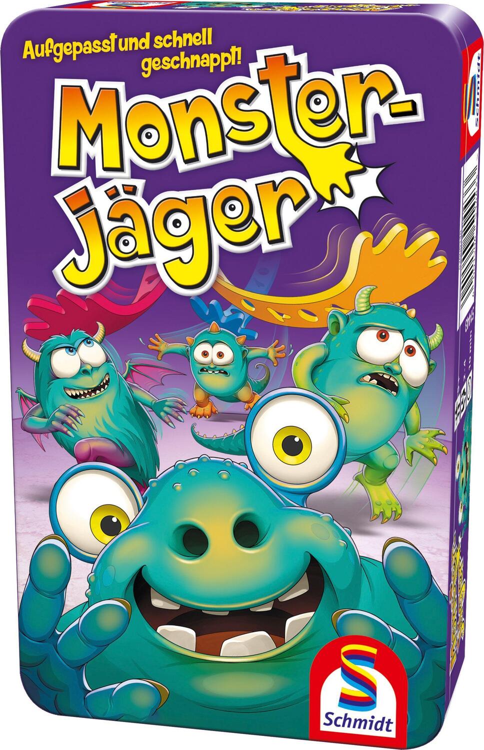 Cover: 4001504514433 | Monsterjäger | Bring-Mich-Mit-Spiel in Metalldose | Spiel | Deutsch