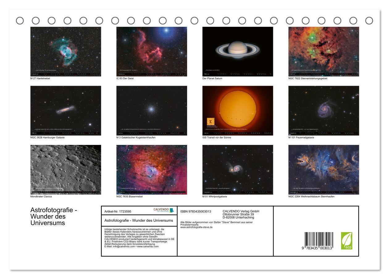 Bild: 9783435003013 | Astrofotografie - Wunder des Universums (Tischkalender 2025 DIN A5...