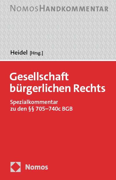 Cover: 9783756006359 | Gesellschaft bürgerlichen Rechts: GbR | Thomas Heidel | Buch | 966 S.