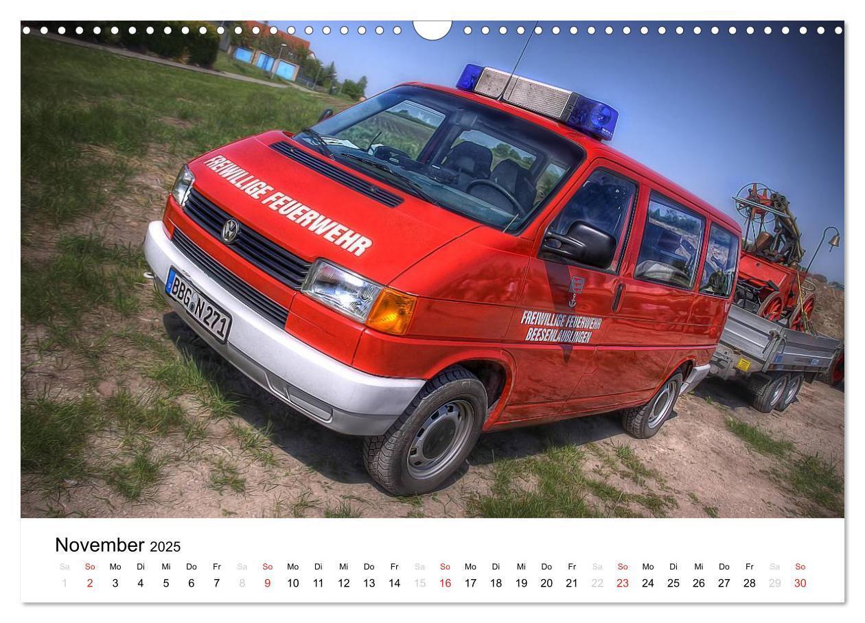 Bild: 9783435637539 | Feuerwehr im Bernburger Land (Wandkalender 2025 DIN A3 quer),...