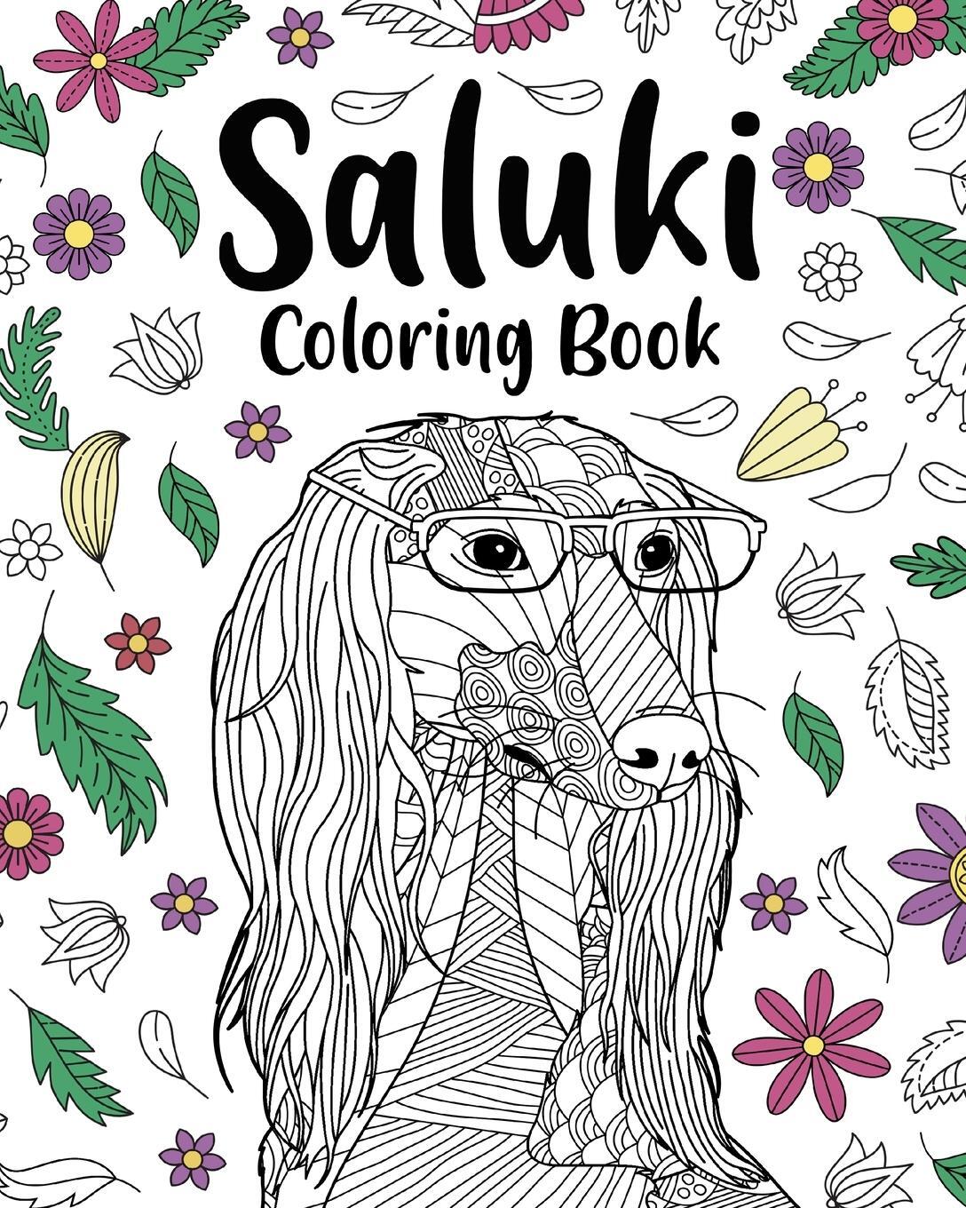 Cover: 9798210178299 | Saluki Coloring Book | Paperland | Taschenbuch | Paperback | Englisch