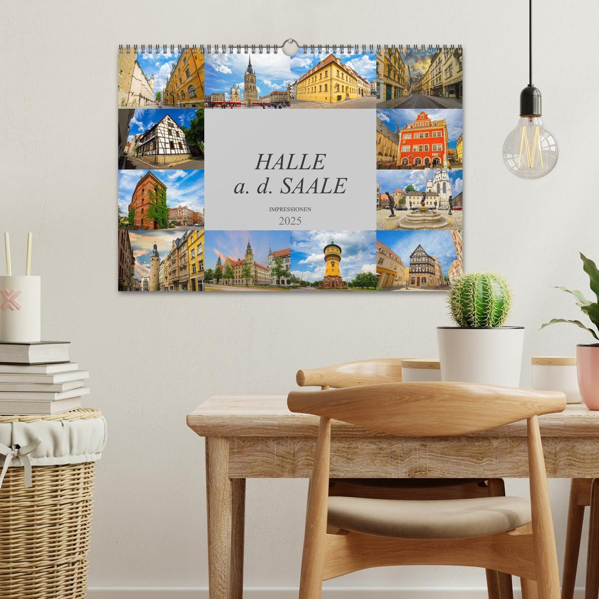 Bild: 9783435312160 | Halle a. d. Saale Impressionen (Wandkalender 2025 DIN A3 quer),...