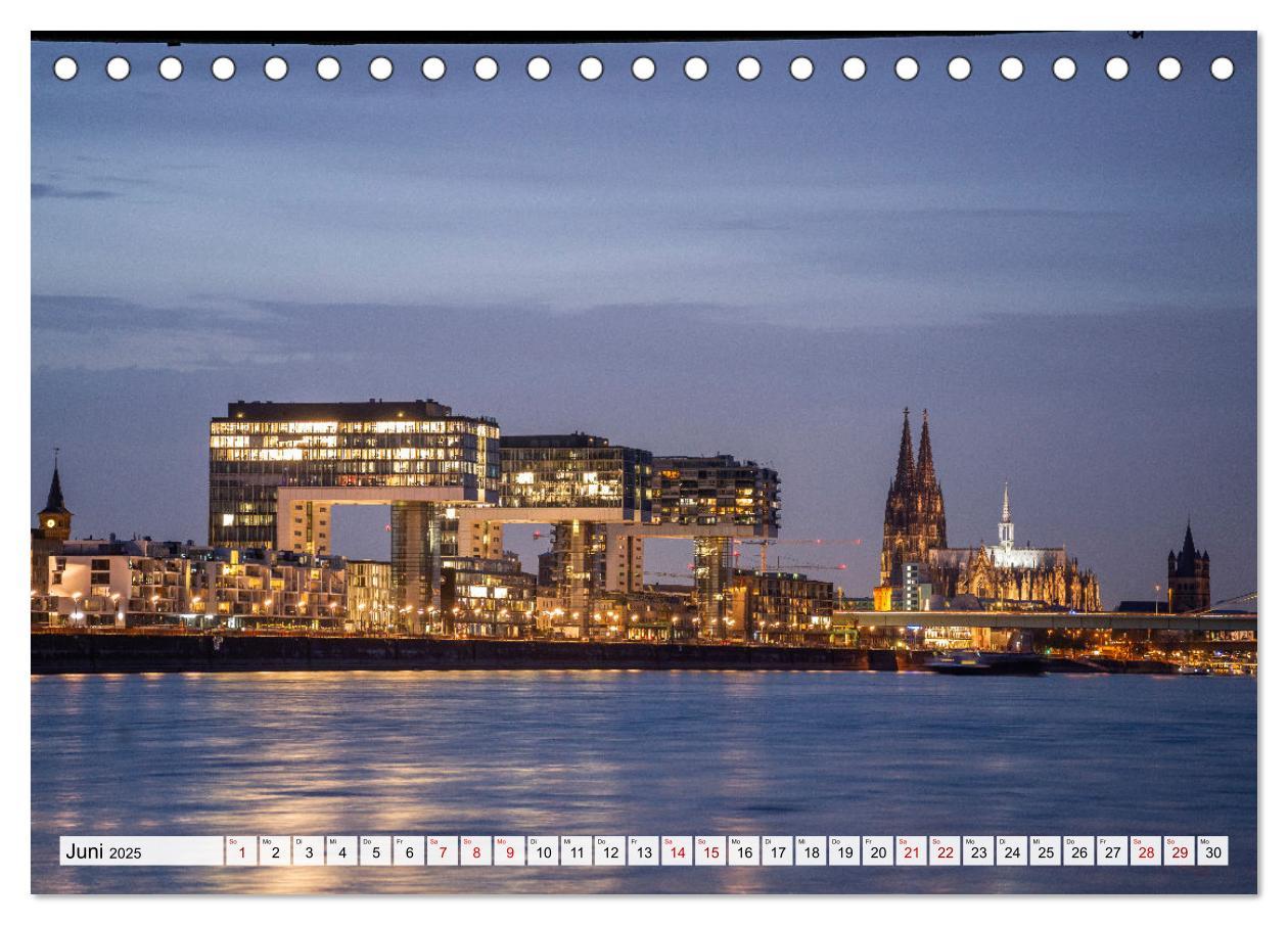 Bild: 9783383848650 | Cologne - Köln (Tischkalender 2025 DIN A5 quer), CALVENDO...