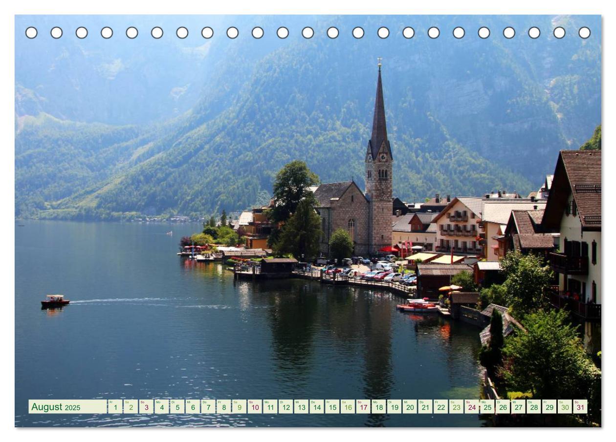 Bild: 9783435583386 | Hallstatt, Marktgemeinde am Hallstätter See (Tischkalender 2025 DIN...