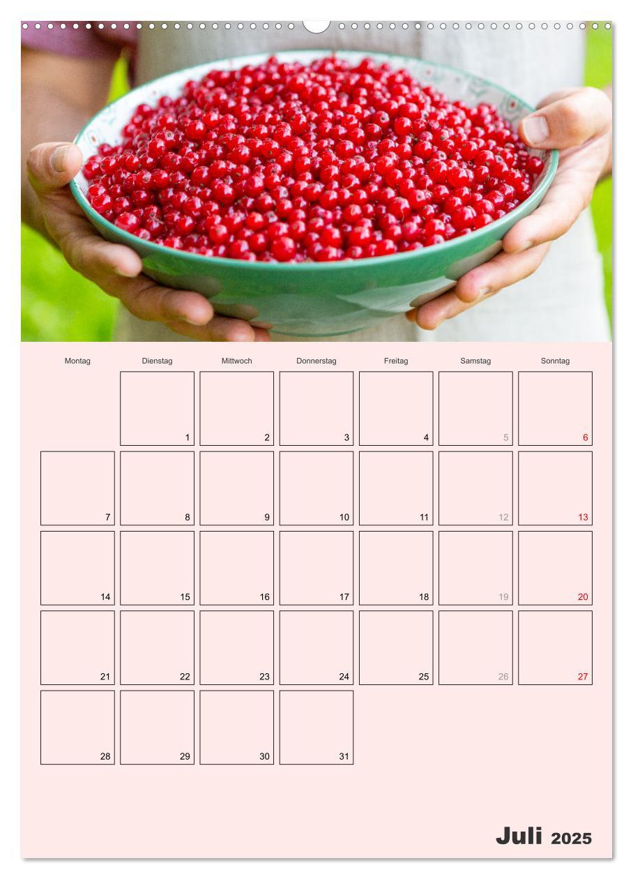 Bild: 9783457185285 | Obst Kalender - GESUND DURCH DAS JAHR (Wandkalender 2025 DIN A2...