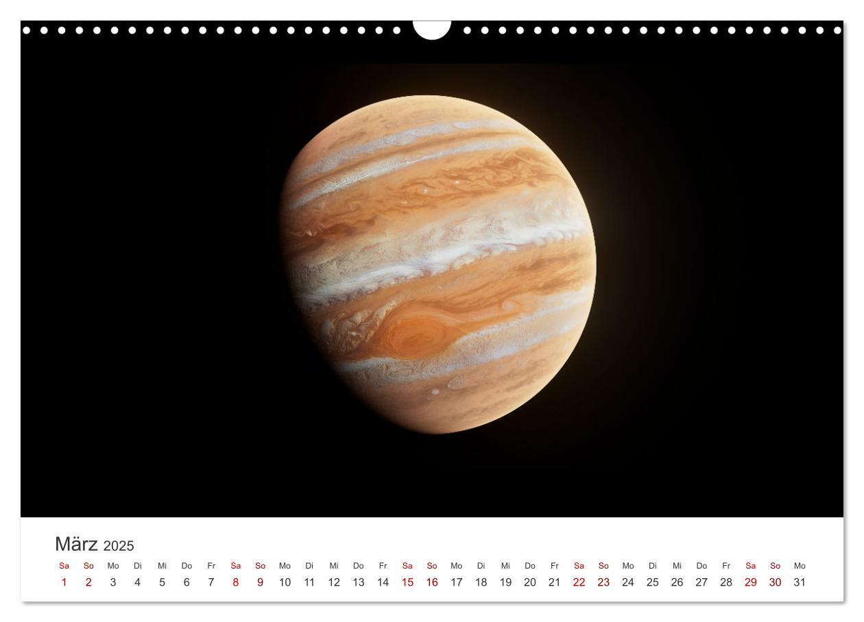 Bild: 9783457182673 | Planeten - Eine spektakuläre Reise ins All. (Wandkalender 2025 DIN...