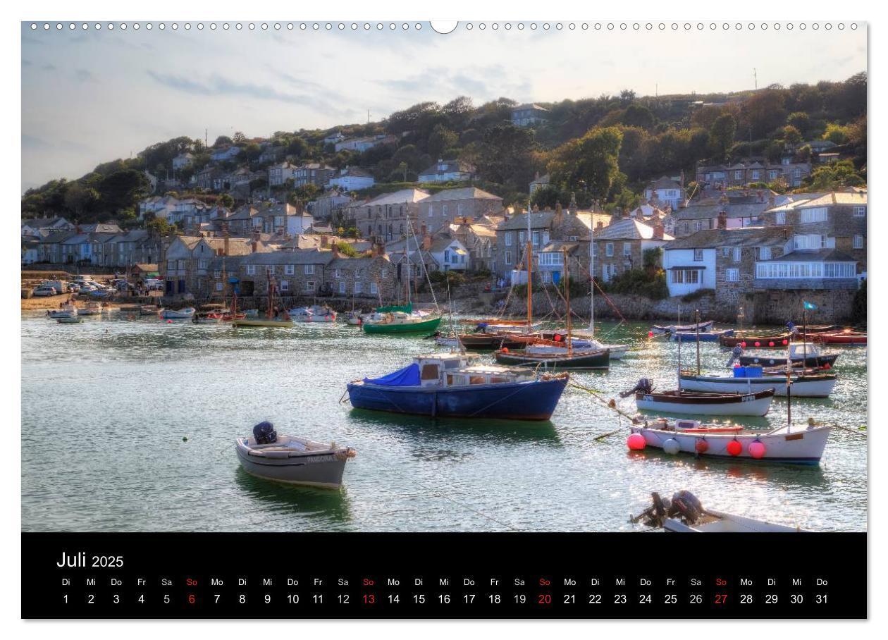 Bild: 9783435595525 | Cornwall (Wandkalender 2025 DIN A2 quer), CALVENDO Monatskalender