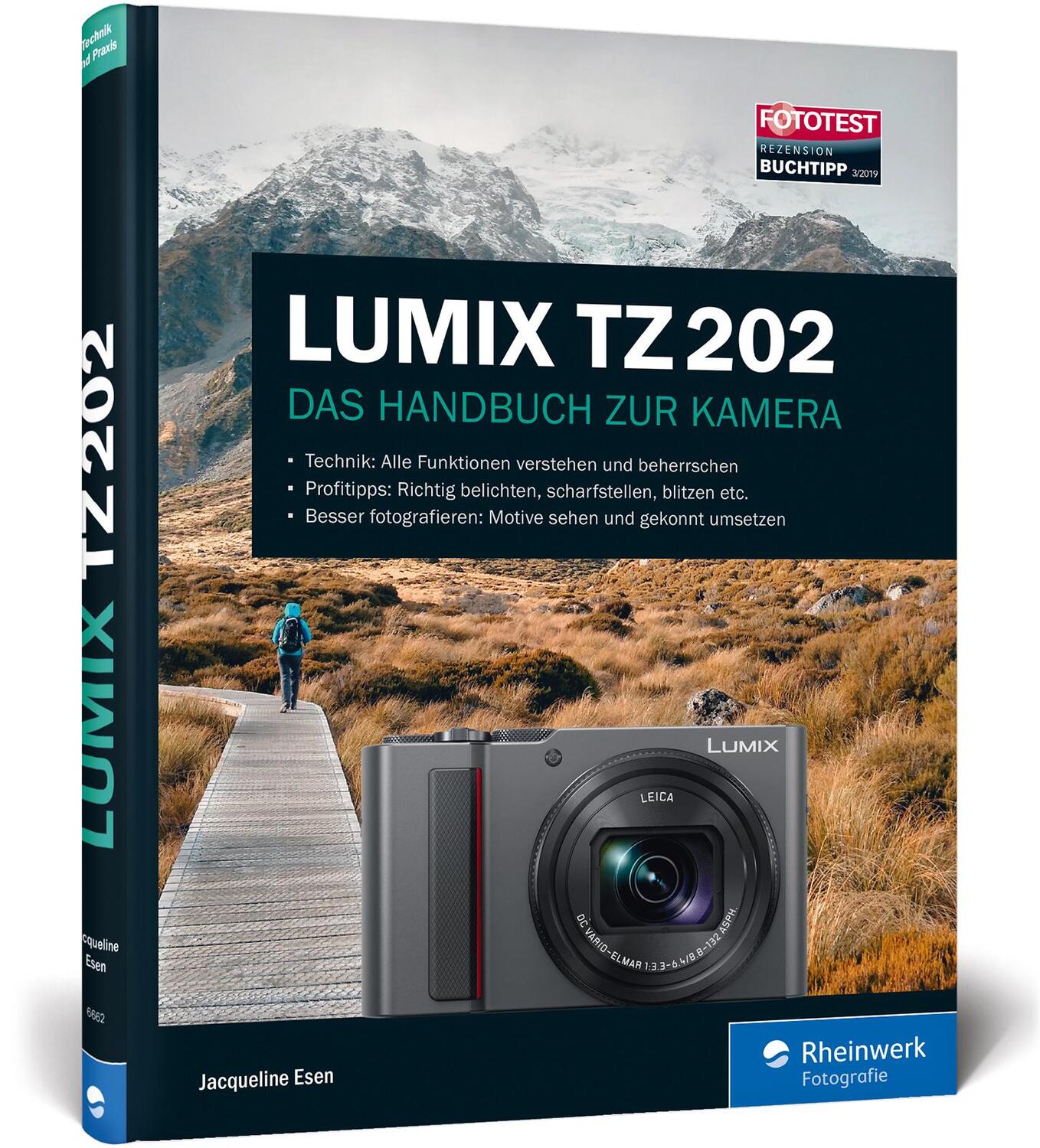 Cover: 9783836266628 | LUMIX TZ202 | Das Handbuch zur Kamera | Jacqueline Esen | Buch | 2018