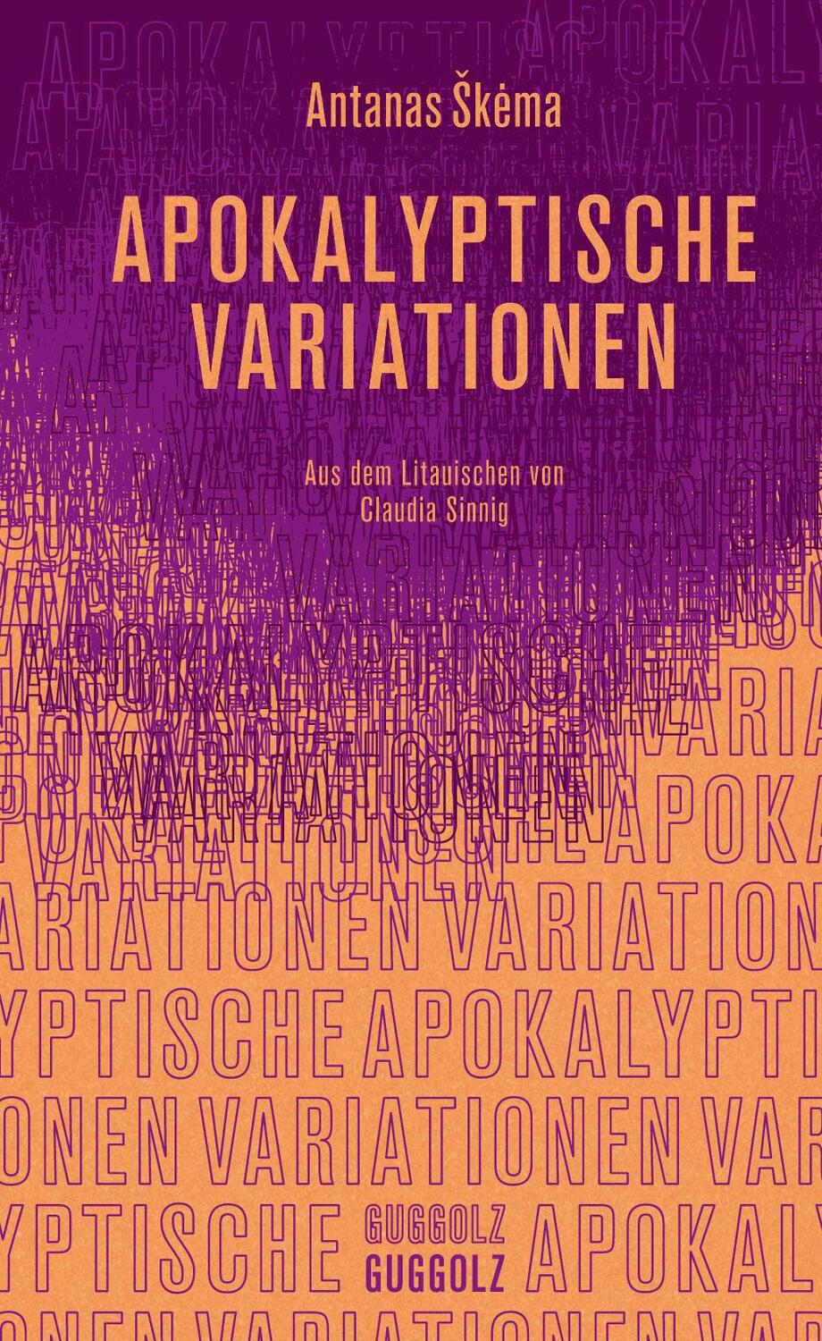 Cover: 9783945370261 | Apokalyptische Variationen | Antanas Skema | Buch | Deutsch | 2020